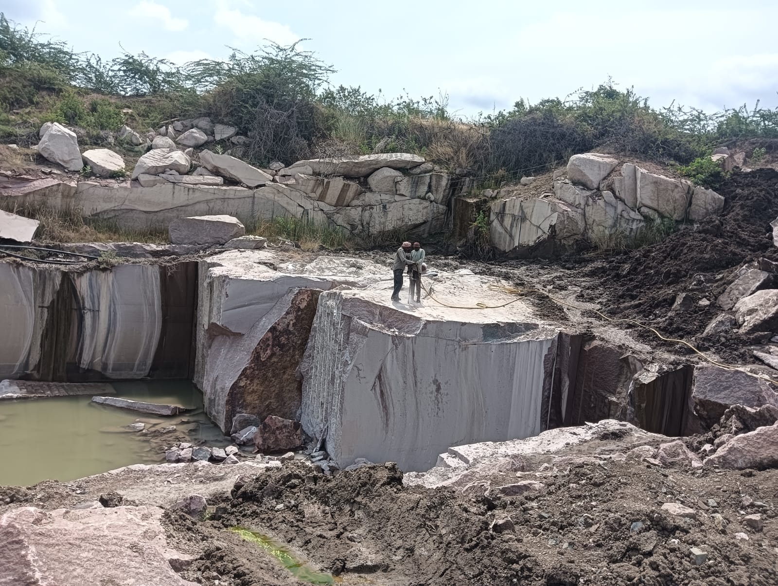 Active Excavation Face